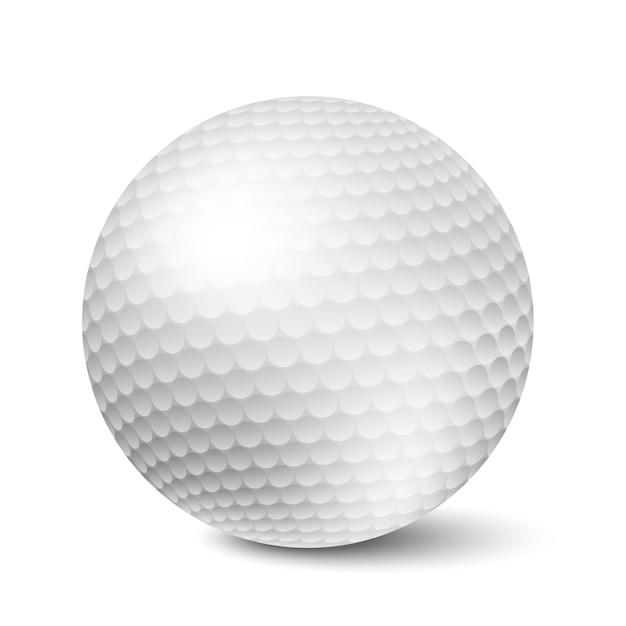 Free Vector golf ball isolated