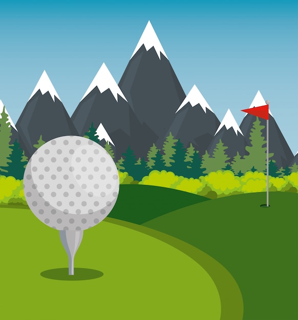 Free Vector golf sport champions league icons