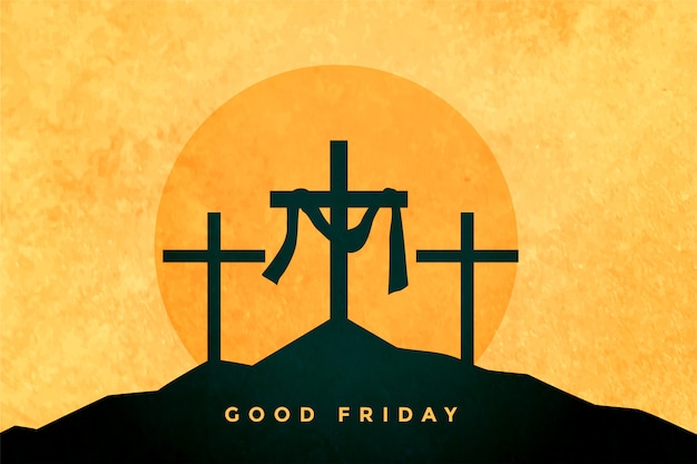 Free Vector good friday or easter day background