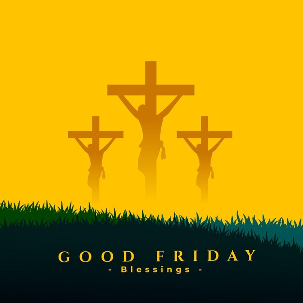 good friday or easter week cultural background design