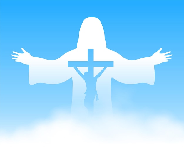 Free Vector good friday religious backgrounds for jesus worship and prayer