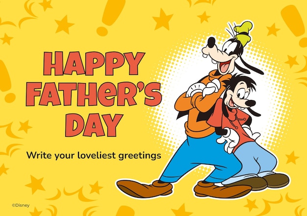 Goofy Fathers day Card