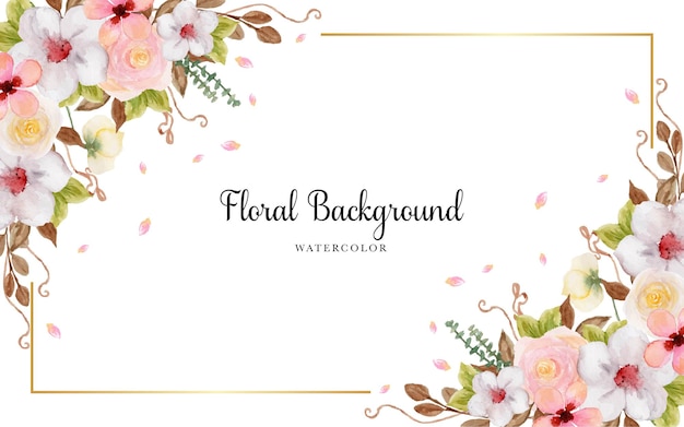 Gorgeous Colorful Floral Background