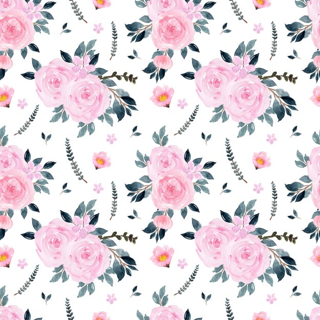 Gorgeous Pink Floral Seamless Pattern