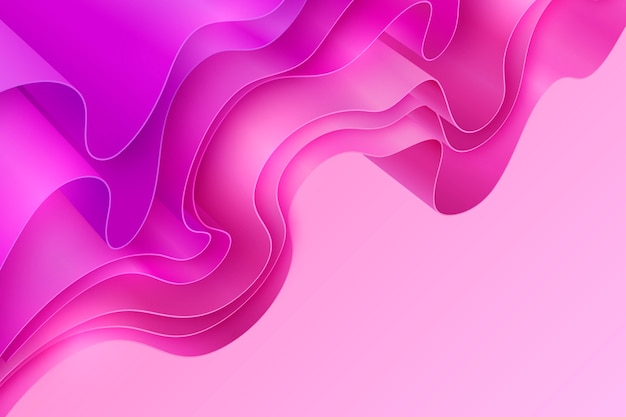 Gradient 3d folds background