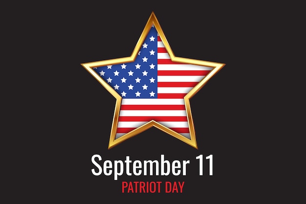 Gradient 9.11 patriot day background