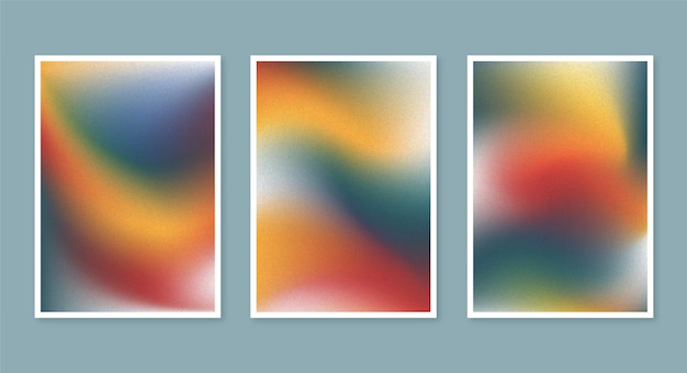 Gradient abstract blurred covers