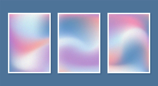 Gradient abstract blurred covers