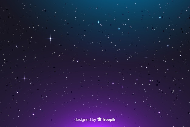 Free Vector gradient abstract constellation background