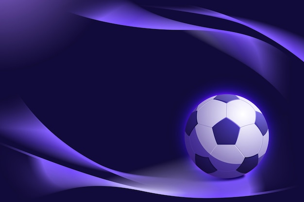 Gradient abstract football background