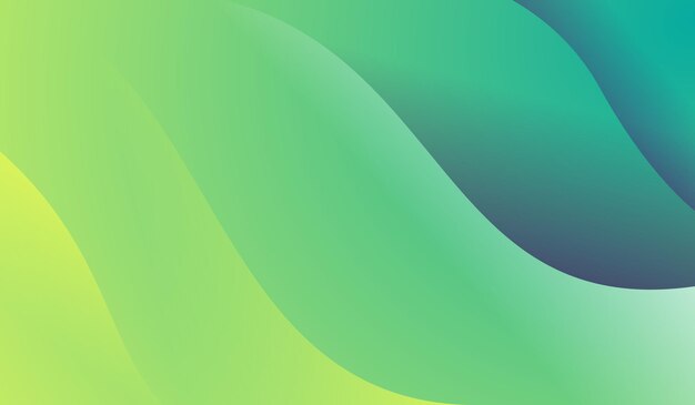 Gradient abstract green color background design