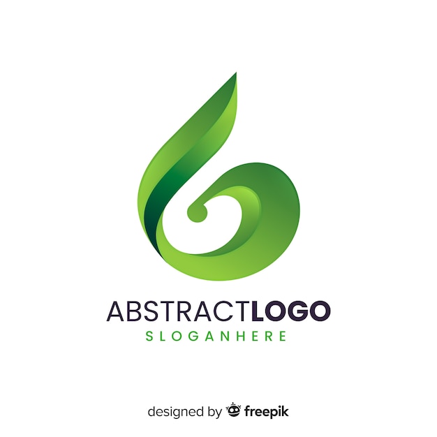 Gradient abstract logo template