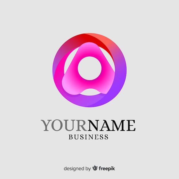 Gradient abstract logo