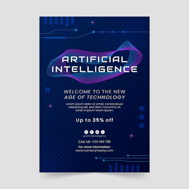 Gradient ai template design