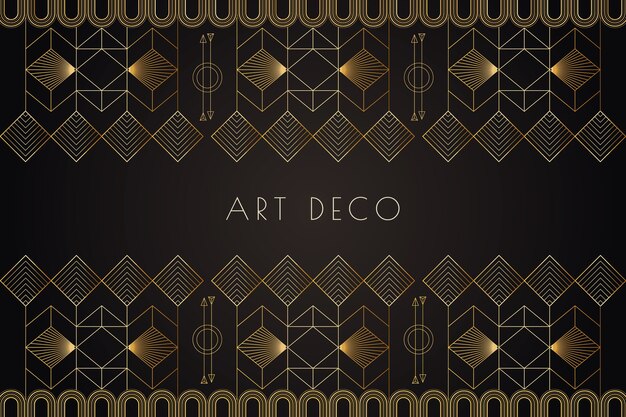 Gradient art deco  background