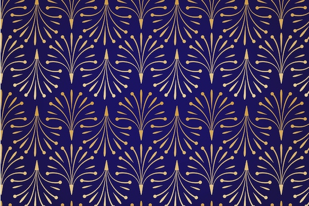 Gradient art deco pattern design