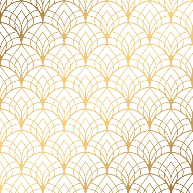 Gradient art deco pattern design