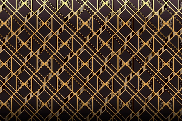 Gradient art deco pattern