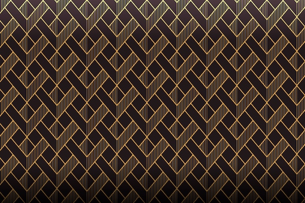 Gradient art deco pattern