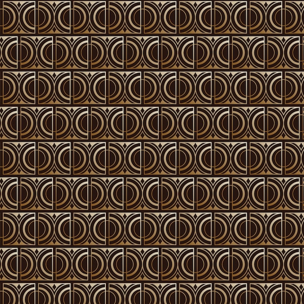 Gradient art deco retro seamless pattern