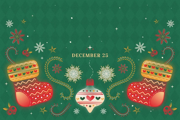 Gradient background for christmas season celebration