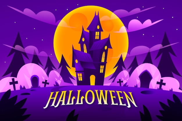 Gradient background for halloween season