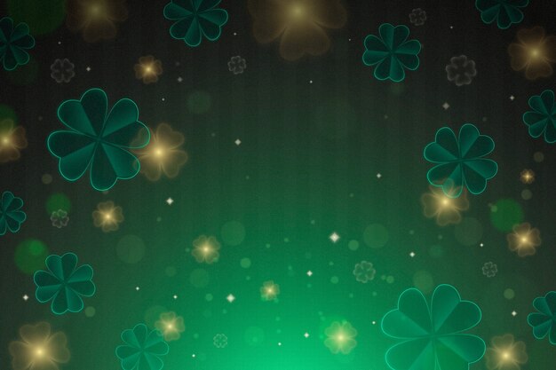 Gradient background for st patrick's day celebration