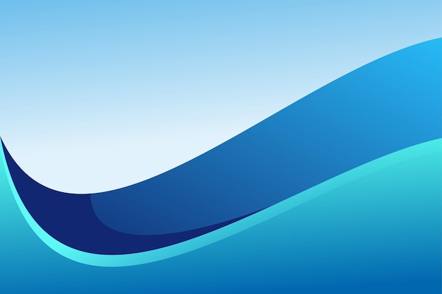 Gradient background wave water