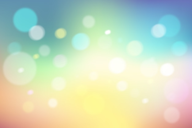 Gradient background with bokeh effect