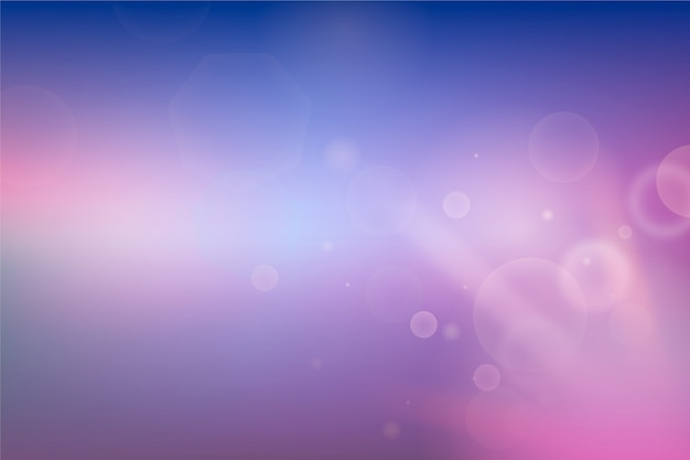 Gradient background with bokeh effect