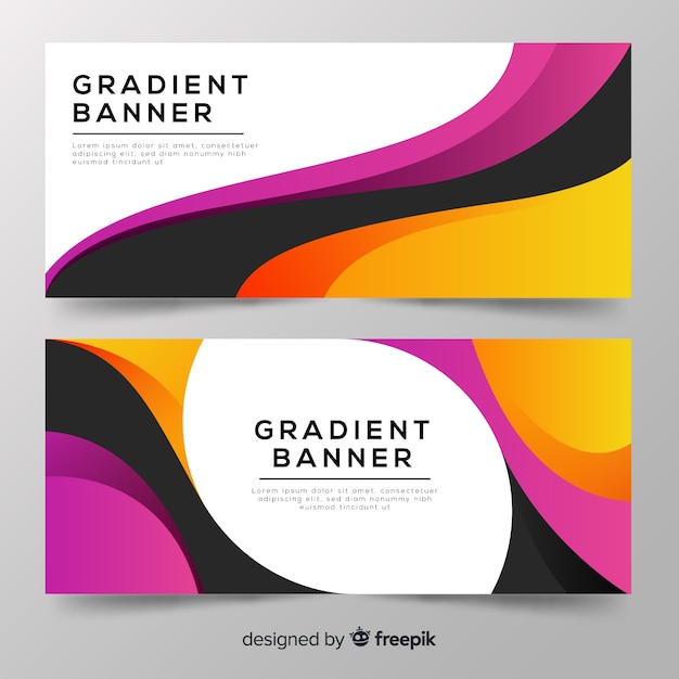 Gradient banner 