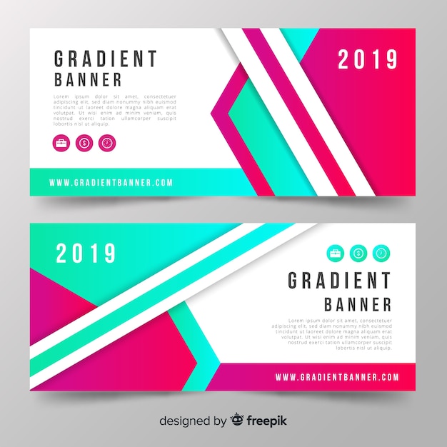 Gradient banner 