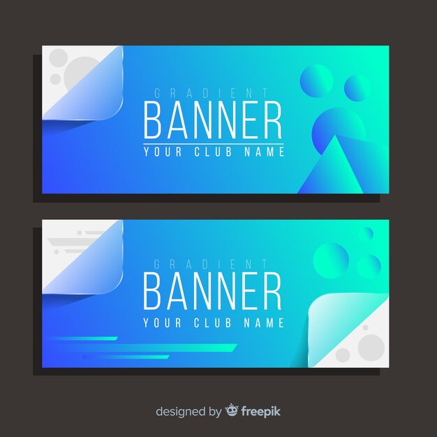 Gradient banner 