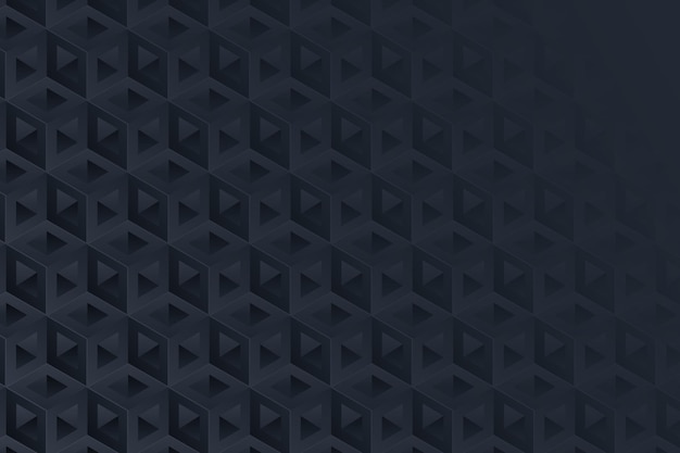 Gradient black background with cubes