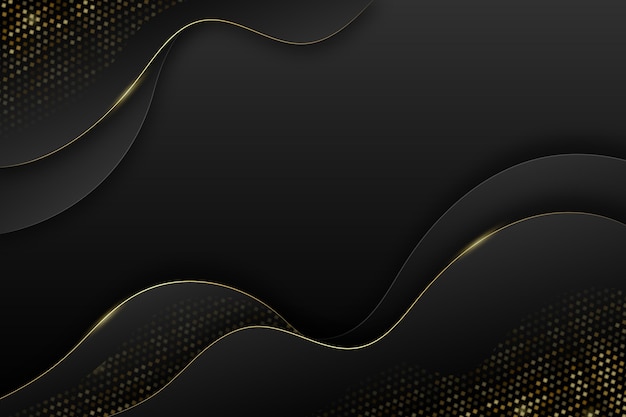 Gradient black background with golden textures