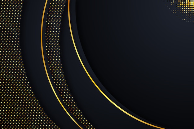 Gradient black background with golden textures