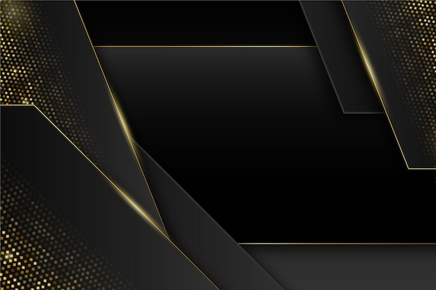 Gradient black background with golden textures