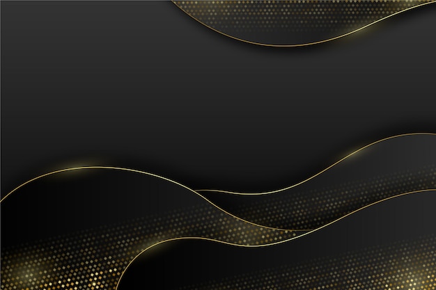 Gradient black background with golden textures