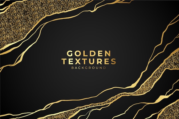 Gradient black background with golden textures