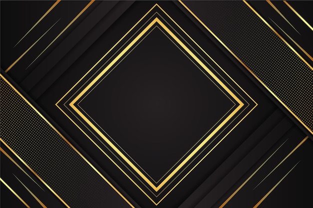 Gradient black backgrounds with golden frames