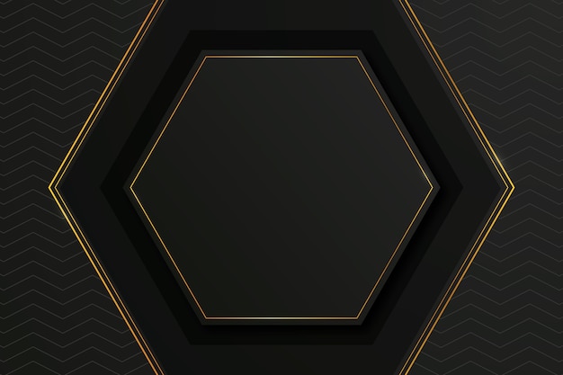 Gradient black backgrounds with golden frames