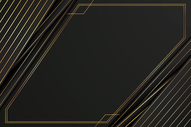 Gradient black backgrounds with golden frames