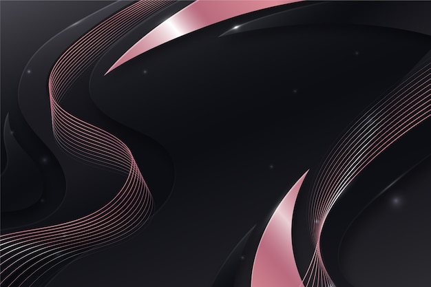 Gradient black and rose gold background