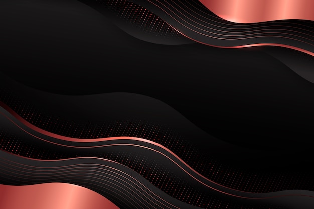 Gradient black and rose gold background