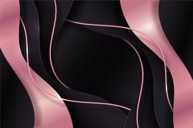 Gradient black and rose gold background