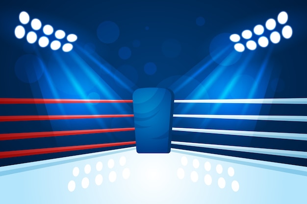 Gradient boxing ring background