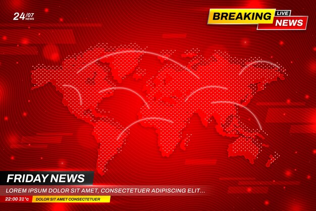 Gradient breaking news background