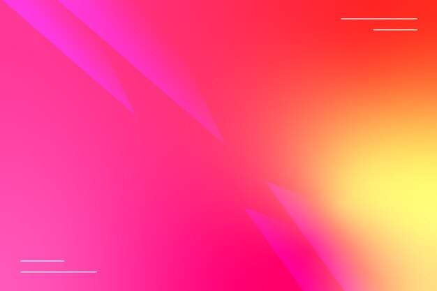 Free vector gradient bright color background