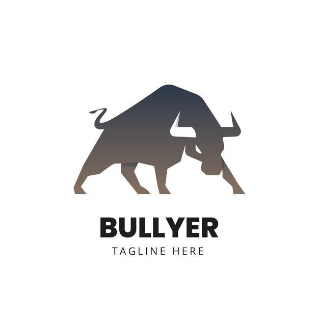 Gradient bull logo