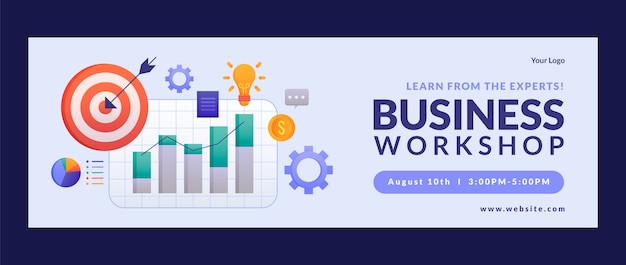 Gradient business workshop twitter header